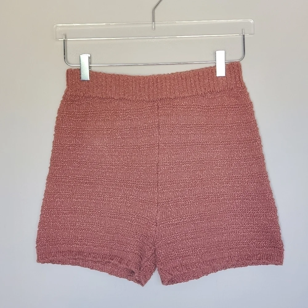 Free People Beach Malibu Boo Shorts Burnt Brick Beachy Boho Pull-On Size XS